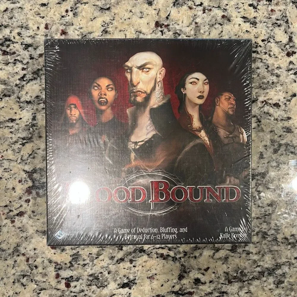 Blood Bound, 2016, 2nd Edition, Fantasy Flight Game by Kalle Krenzer Sealed Rare